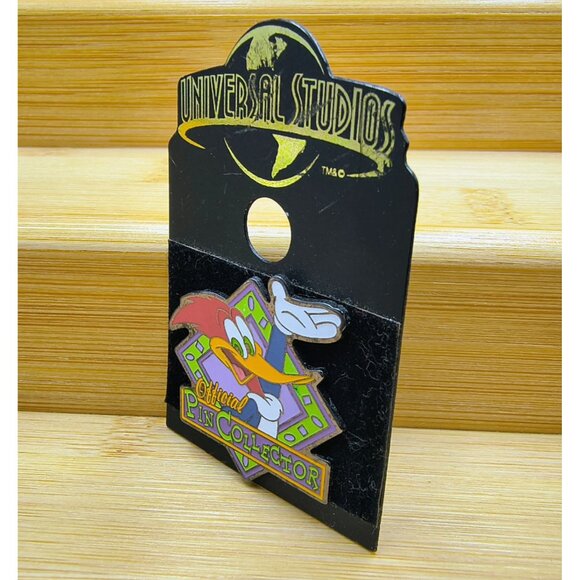 Universal Studios Woody Woodpecker Official Pin Collector Enamel Metal Pin Vtg - Picture 3 of 5